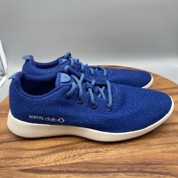 Allbirds Shoes Sams Club Wool Runners Blue Limited Edition Mens Size 11 - Picture 1 of 8